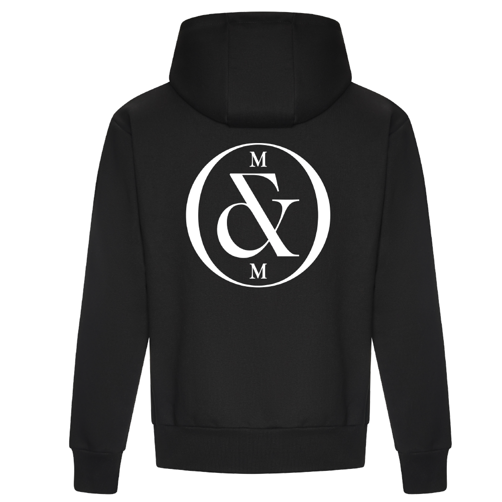 METAL LOGO HOODIE BLACK