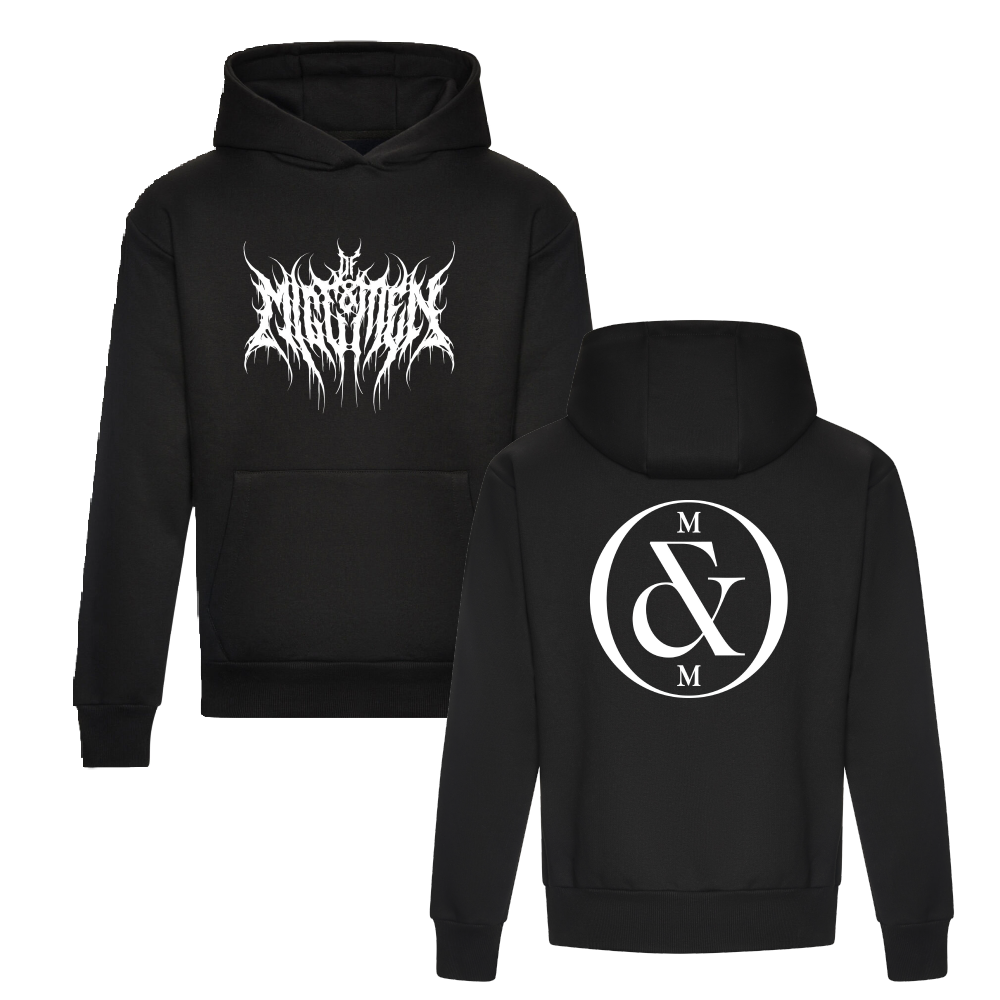 METAL LOGO HOODIE BLACK
