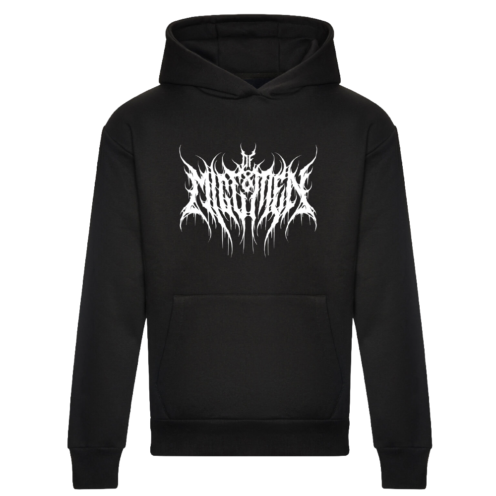 METAL LOGO HOODIE BLACK