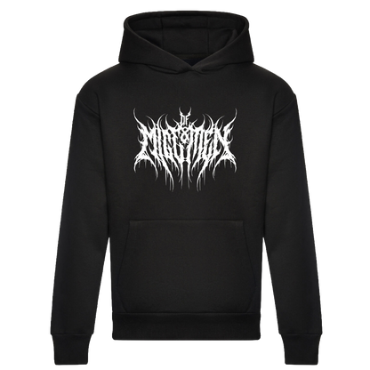 METAL LOGO HOODIE BLACK