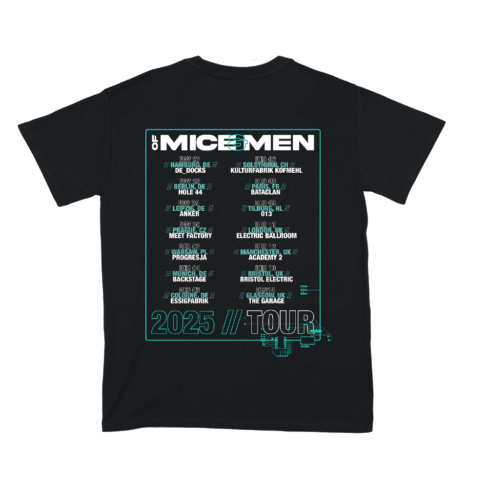 Winter 2025 European Tour Tee BLACK