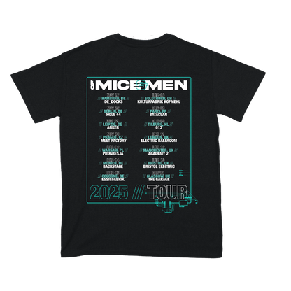 Winter 2025 European Tour Tee BLACK